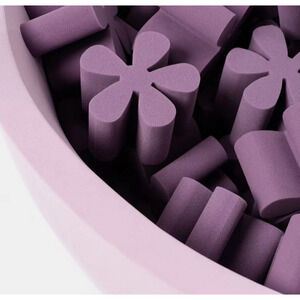 SMOL Foam Shapes Flower Daisy - 30pc Purple NWT